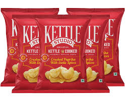 Kettle Studio Potato Chips - Crushed Peprika with Exotic Spices
