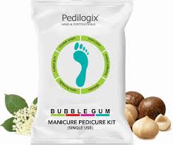 O3+ Pedilogix Bubble Gum Manicure & Pedicure Kit