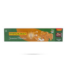 Mangaldeep Jasmine Chandan Agarbatti - 76 Sticks | Incense Sticks/ Agarbathi for Pooja