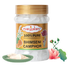 Mangalam Bhimseni Camphor Jar - 100 Gms | Kapoor/ Karpooram for Pooja