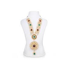 Artificial Mala - 14 Inches | Fancy Mala/ Multicolour Stone Jewellery/ Moti Mala for Deity/ 215 Gms Approx