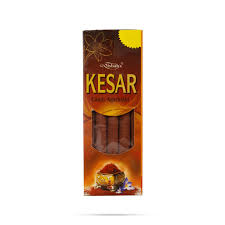 Misbah Kesar Candy Agarbathi - 10 Sticks | Incense Sticks/ Agarbatti for Pooja