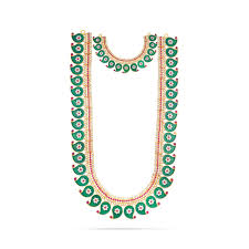 Stone Haram Set - 12 Inches | Stone Necklace/ Multicolour Stone Jewellery for Deity