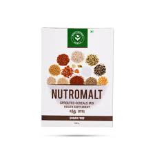 Nutromalt - Sprouted Cereals Mix - 500 Gms | Sugar Free/ Health Mix/ Instant Mix