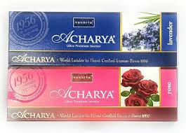 Nandita Acharya Ultra Premium Incense 50Gms - Rose