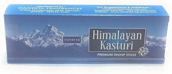 Nandita Himalayan Kasthuri Premium Incense Sticks - 50 Gms | Agarbatti/ Agarbathi for Pooja