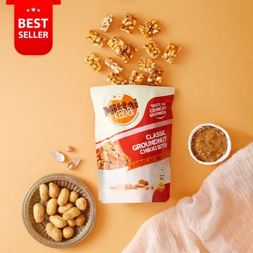 Classic Groundnut Chikki Bites