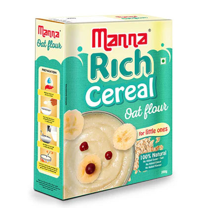 Manna Baby Cereal | Oat Flour Natural Cereal