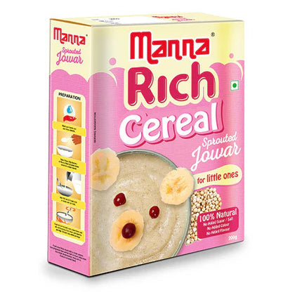 Manna Baby Cereal - Sprouted Jowar